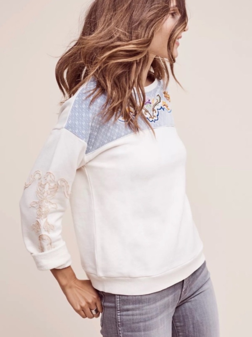 Anthropologie Akemi + Kin Flatlands Sweatshirt